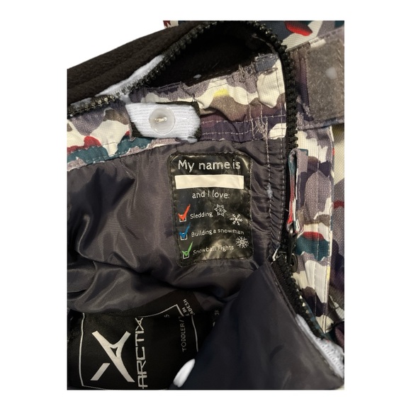 Arctix Kids Camo Infinity Snow Bib Overalls - Picture 5 of 5